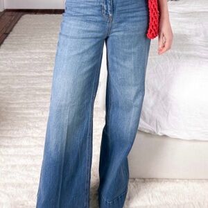 J Crew Wide-Leg Trouser Women Jeans, size 27